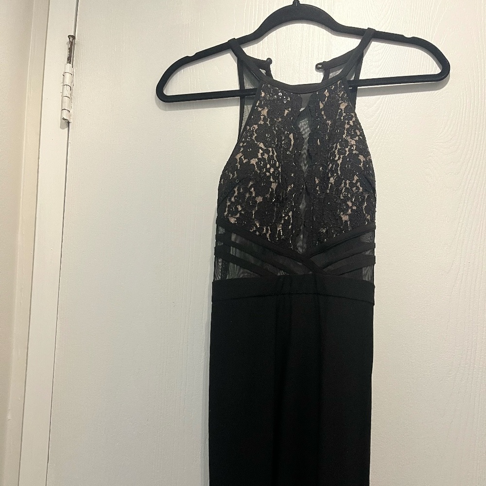 MESH MINI DRESS WITH SHIMMER DETAILS